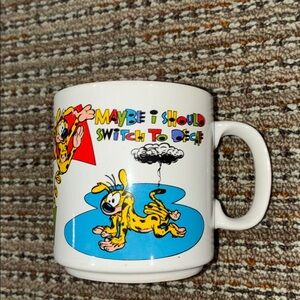 vintage Applause Disney Marsupilami ceramic coffee mug from the late 80s or 90s